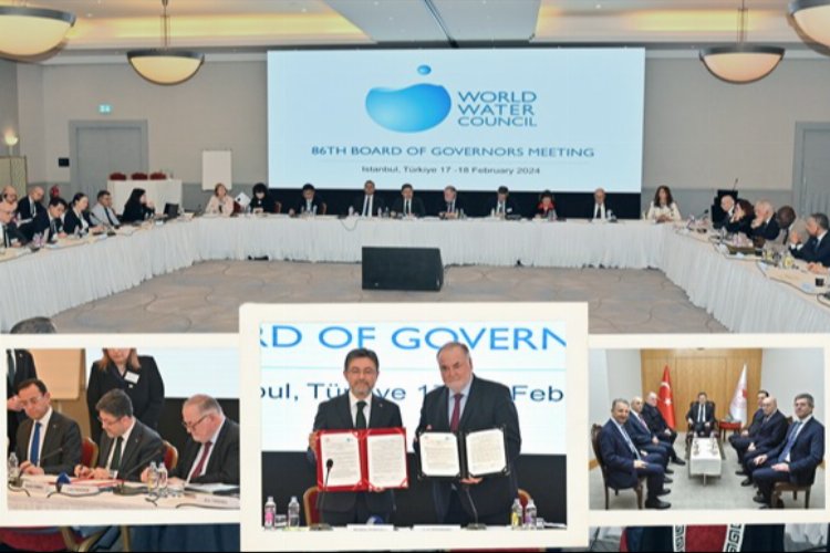 Bakan Yumaklı, Dünya Su Konseyi Guvernörler Toplantısı’nda konuştu