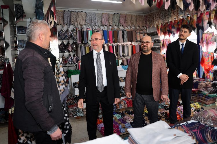 Başkan Pekyatırmacı’dan Tekstil Pazarı ziyareti