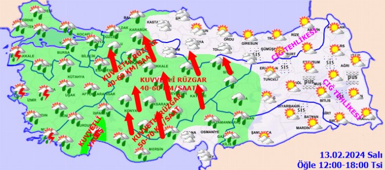 Kış geri geldi! Kuvvetli yağışlar Anadolu’yu sarıyor