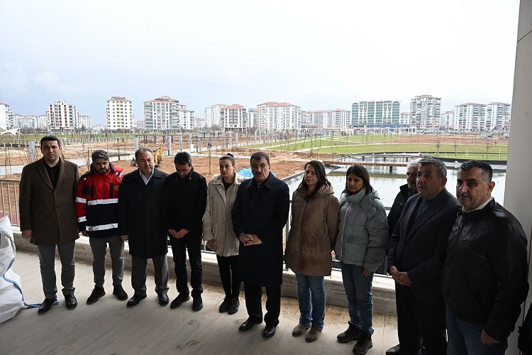 Başkan Gürkan 100. Yıl Kent Parkı’nı yerinde inceledi