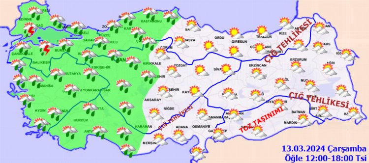 Türkiye’nin bugün yarısı yağışlı!
