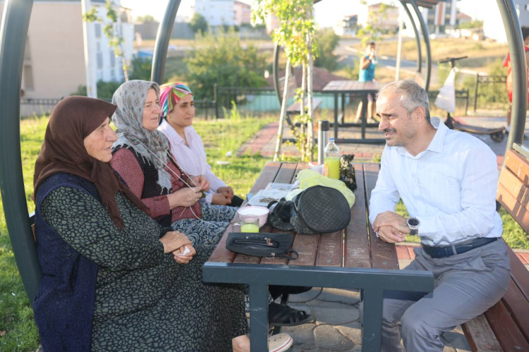 Başkan Çiftçi, hafta sonu hemşehrileriyle beraberdi