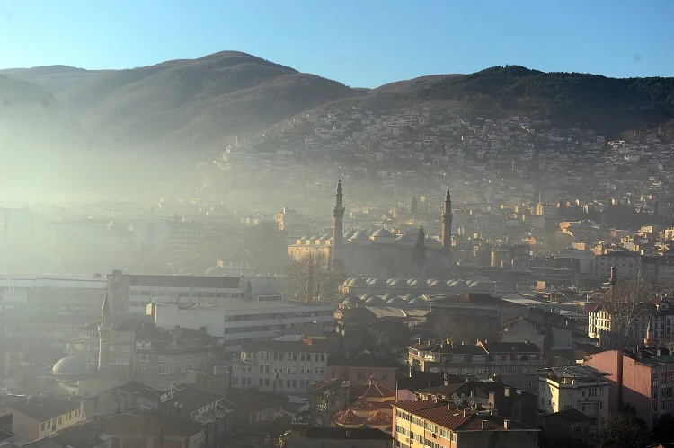 Bursa Nilüfer’de hava kirliliği alarm veriyor