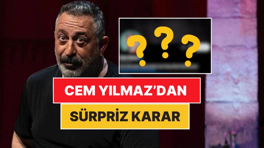 23 Gün Dayanabildi: Cem Yılmaz X Hesabını Tekrar Açtı, Ancak Olay Bir Ayrıntı Var!