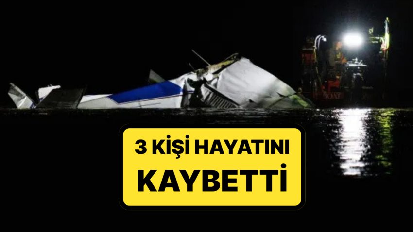 ABD’de Bir Uçak Daha Irmağa Düştü: 3 Kişi Hayatını Kaybetti