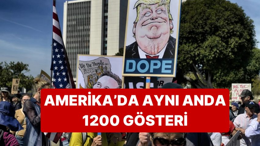 ABD’de Donald Trump ve Elon Musk’a Karşı Kitlesel Protestolar Başladı