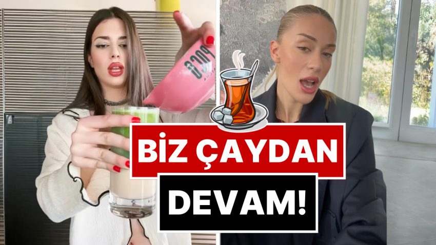 Acun Ilıcalı’nın Eşi Çağla Altunkaya Ilıcalı, Matcha’sını Lisanına Büyük Dolayan Derin Talu’yu Taklit Etti!