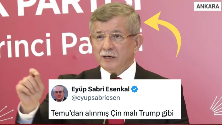 Ahmet Davutoğlu’nun Özgür Özel ile Basın Toplantısı Sırasında Sarışın Görünmesinin Sırrı Aydınlandı