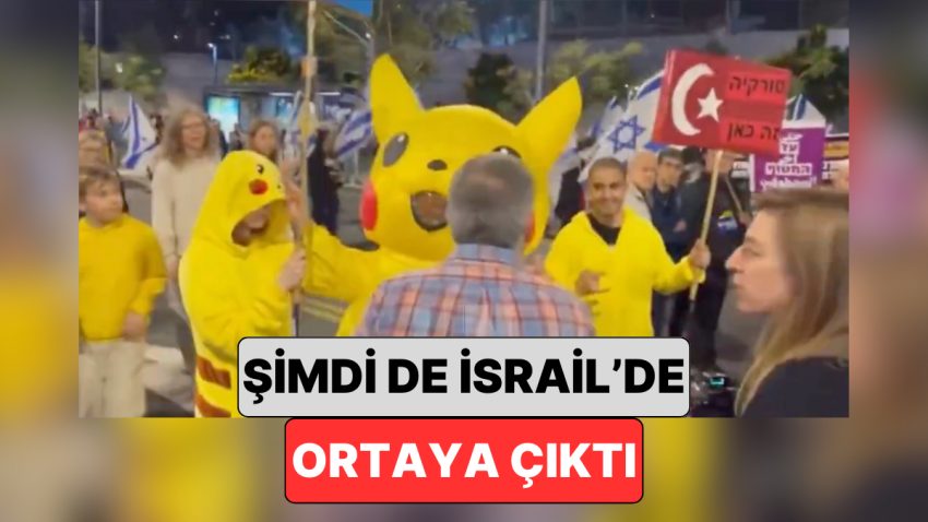 Aksiyonların Maskotu Oluyor: Pikachu ABD’den Sonra Artık de İsrail’deki Aksiyonda Görüldü