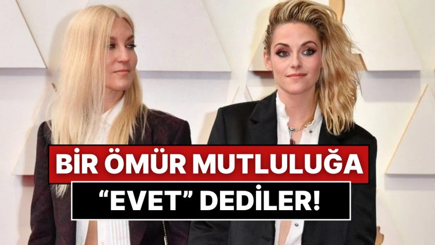 Alacakaranlık Serisinin “Bella”sı Kristen Stewart ile Nişanlısı Dylan Meyer Evlendi