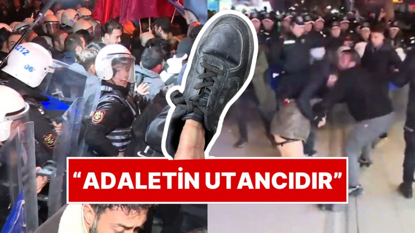 Ankara’da Öğrencilere Polis Müdahalesinden Geriye 44 Numara Tek Ayakkabı Kaldı