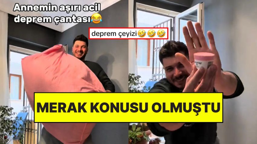 Annesinin Zelzele Hurcunu Paylaşmasıyla Viral Olmuştu: Hurcun İçinde Neler Olduğunu Gösterdi