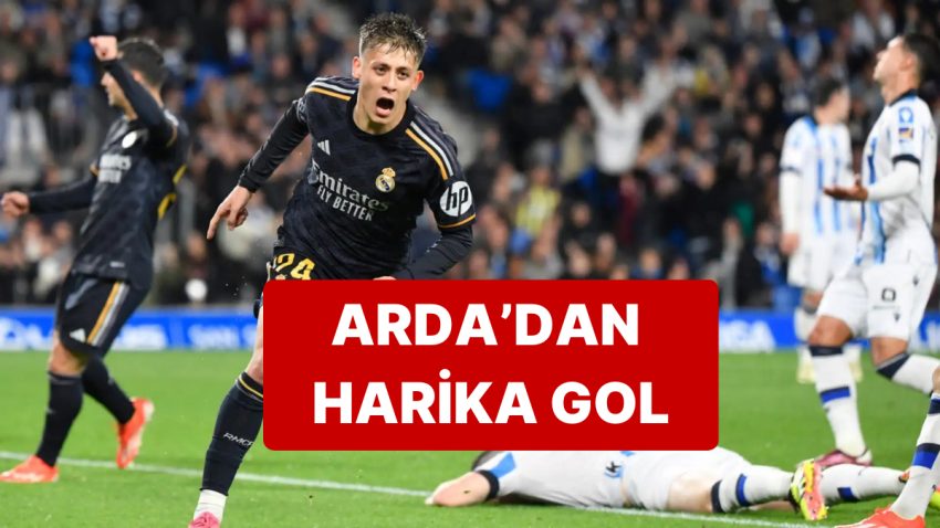 Arda Güler’den Real Madrid Formasıyla Şahane Bir Gol Geldi