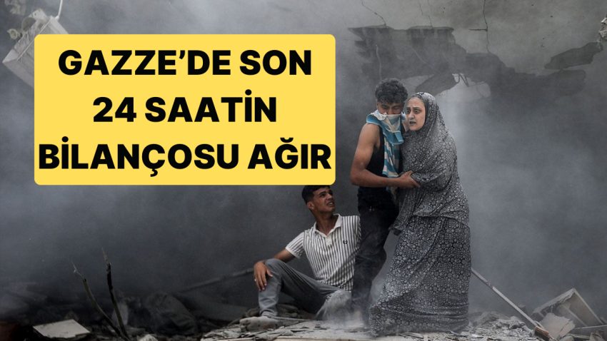 Ateşkesi Bozan İsrail, Gazze’ye Son 24 Saatte Ağır Taarruzlar Düzenledi