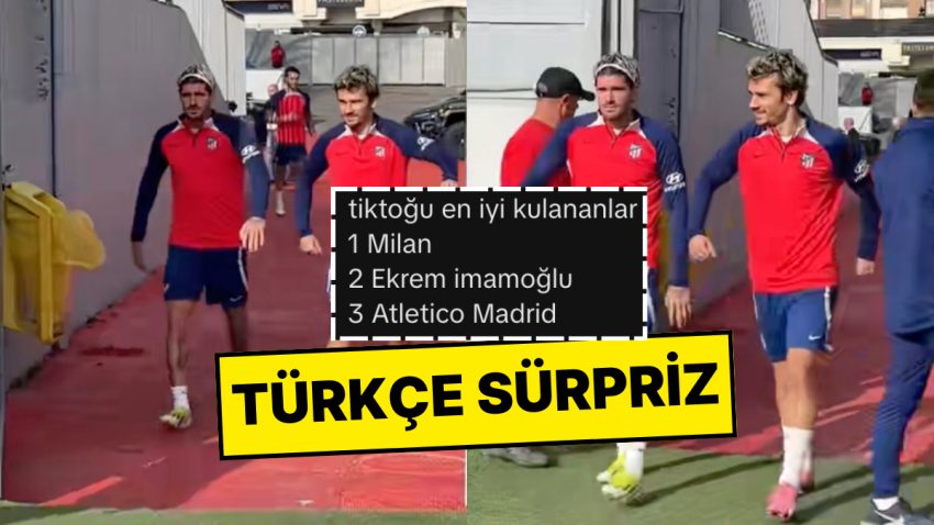 Atletico Madrid’in TikTok Hesabından Sürpriz Türkçe Paylaşım