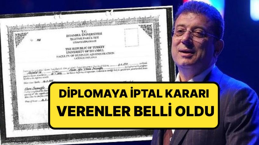 Avukatı Toplumsal Medyadan Duyurdu: İmamoğlu’nun Diplomasını İptal Eden Takım Aşikâr Oldu