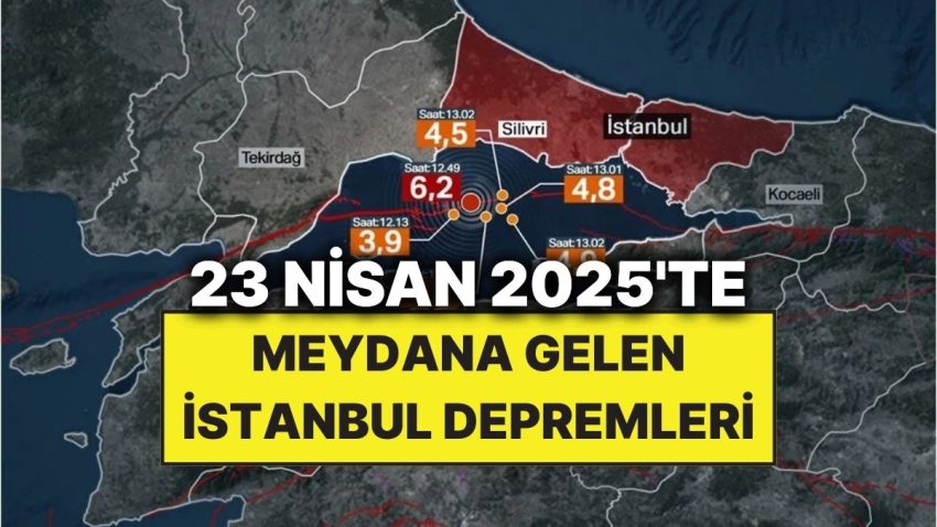 Beşik Üzere Sallanıyoruz: 23 Nisan’da İstanbul’da Meydana Gelen 3 ve Üzeri Tüm Sarsıntılar