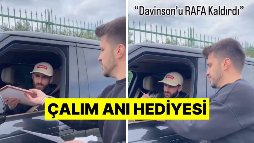 Beşiktaş Taraftarından Rafa Silva’ya Davinson Sanchez Anısı