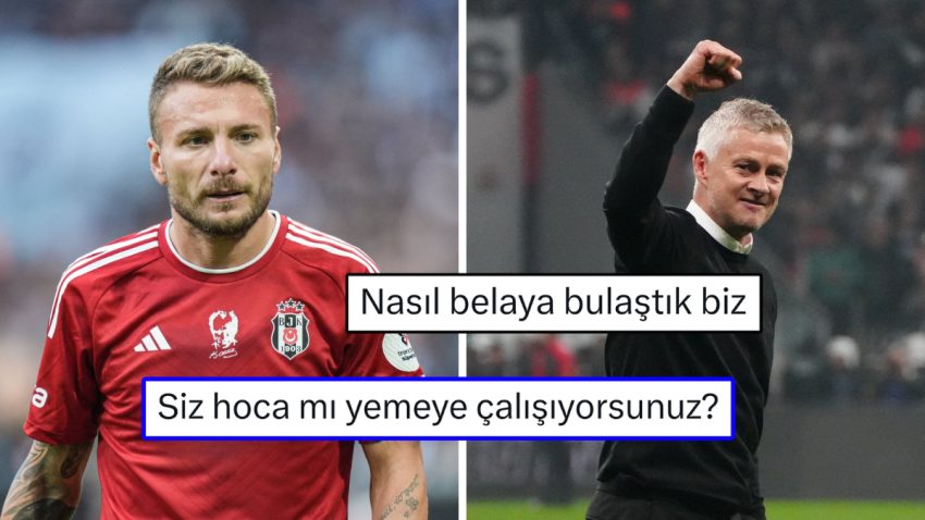 Beşiktaş’ta Yedek Kalan Immobile ve Arroyo’dan Ole’ye Reaksiyon