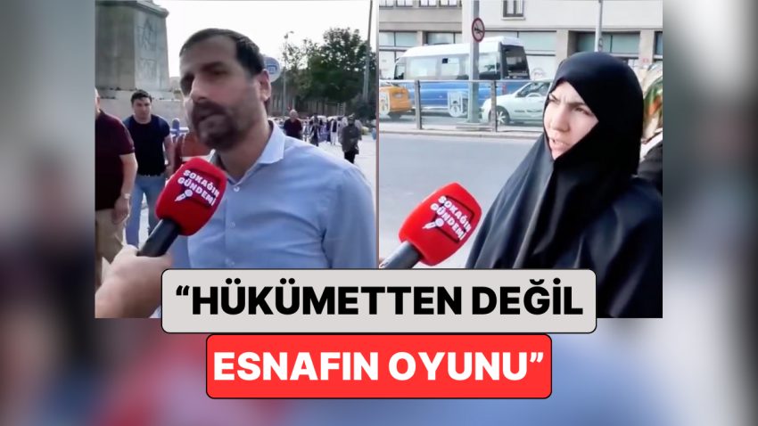 Bir Sokak Röportajında Vatandaşların İktisat Yorumu Gündem Oldu: “Hükümetten Değil Esnafın Oyunu