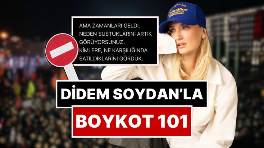 “Boykot” Bir Duruştur: Didem Soydan, Hakkını Aramak İçin Yıllar İçinde Nelerden Vazgeçtiğini Tek Tek Anlattı!