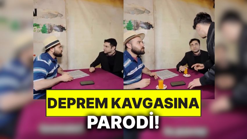 Celal Şengör ve Şener Üşümezsoy’un Sarsıntı Arbedesi İçerik Üreticilerine Parodi Konusu Oldu