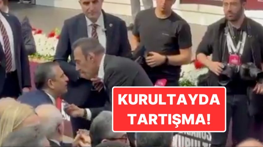 CHP Kurultayında Gerginlik: Özgür Özel ile Berhan Şimşek Tartıştı
