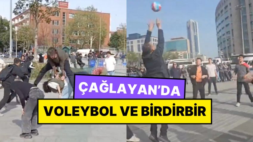 CHP’li Ali Yetenekli Başarır Çağlayan Adliyesi’nde Gençlerle Voleybol Oynadı