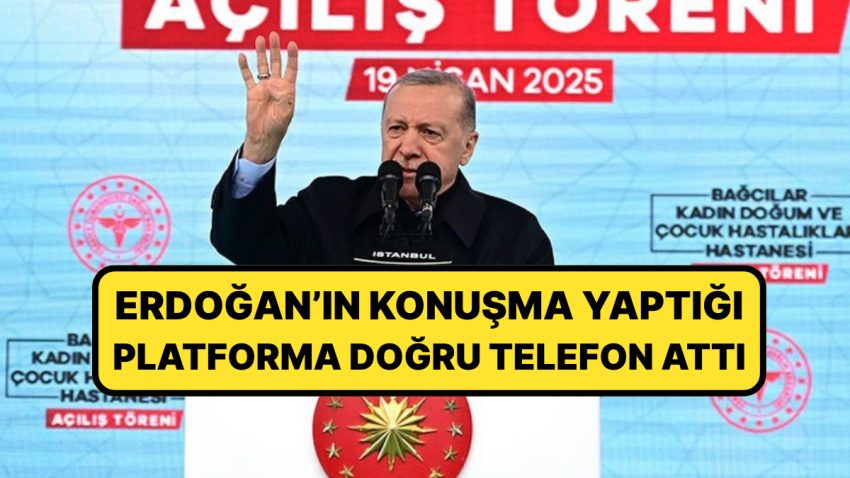 Cumhurbaşkanı Erdoğan Konuşurken Pankart Açan İşçi Tutuklandı: “AK Parti Sebep Enflasyon Sonuçtur”