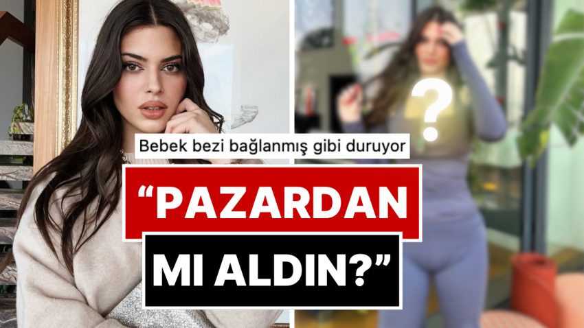 Defne Samyeli’nin Küçük Kızı Derin Talu’nun Bebek Bezi Takmış Üzere Gözüken Kombini Lisanlara Kötü Düştü