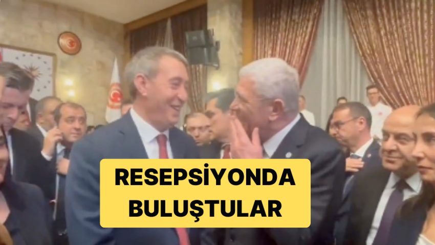 DEM Parti 11 Yıl Sonra 23 Nisan Resepsiyonuna Katıldı, Müsavat Dervişoğlu ile Tokalaştılar