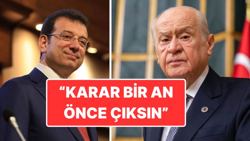 Devlet Bahçeli’den CHP’ye Reaksiyon: “Ekrem İmamoğlu’nun Davası Bir An Evvel Karara Bağlanmalıdır”