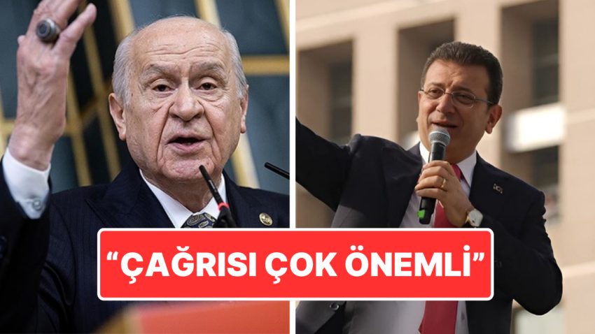 Ekrem İmamoğlu’nun Terörsüz Türkiye Ümidi:  “Sayın Devlet Bahçeli’nin Davetini Değerli Buluyorum”
