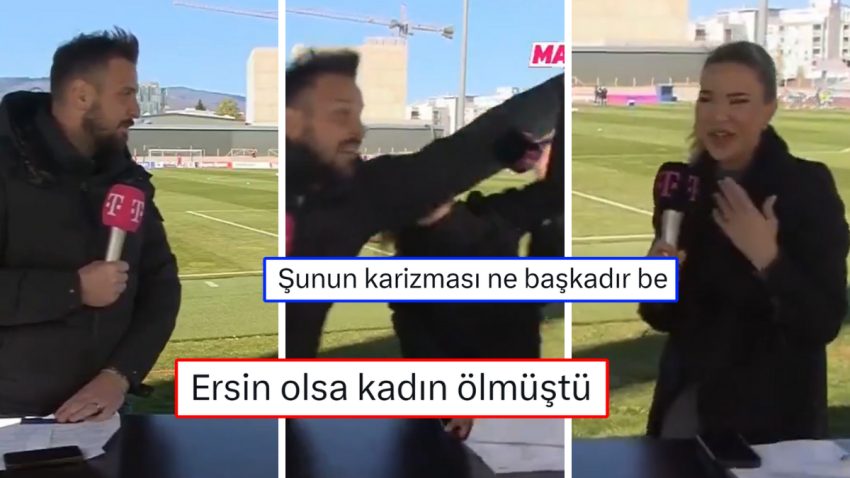 Eski Kaleci Canlı Yayında Sunucunun Hayatını Kurtardı