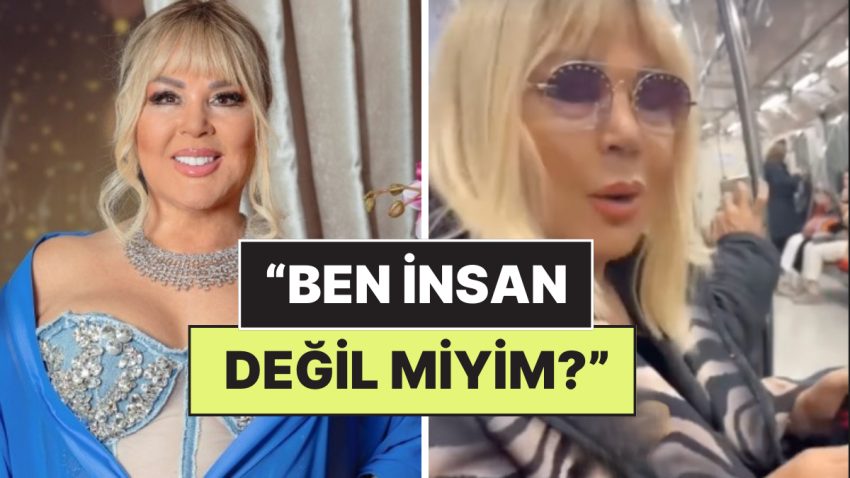 Filtre Kraliçesi Bu Sefer Toplu Taşımada: Safiye Soyman Trafikten Bunaldı Kendini Metroya Attı