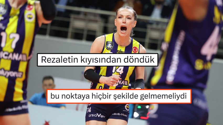 Galatasaray’ı Eleyerek Finale Çıkan Fenerbahçe’ye Taraftarından Reaksiyonlar