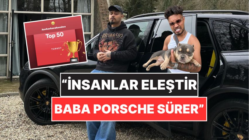 Havladığı Müziğiyle Lisanlara Düşen Lvbel C5 Tenkitlerle Dalga Geçti: “Onlar Konuşur Baba Porsche Sürer”