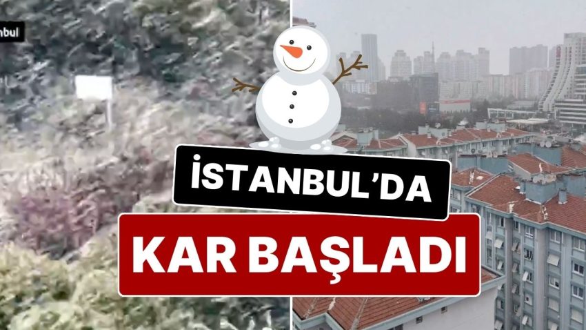 İstanbul’da Okullar Tatil mi? İstanbul’da Kar Başladı! Kar Yağısı Sonrası Okullar Tatil Olacak mı?