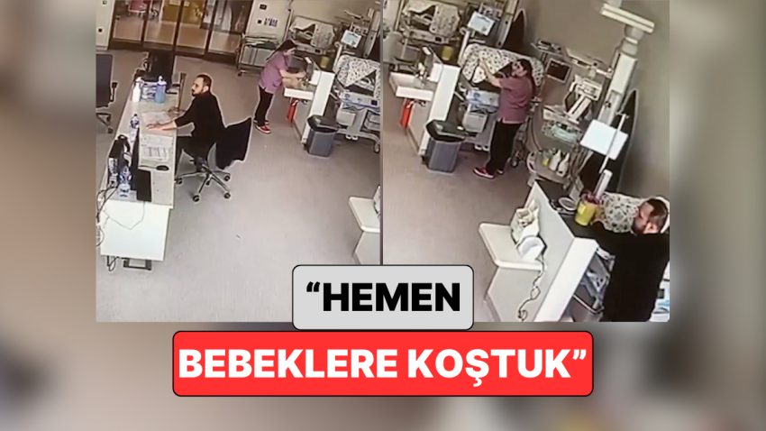 İstanbul’daki Zelzeleye Hastanede Yakalanan İki Hemşire Yoğun Bakımdaki Bebeklerin Başından Ayrılmadı