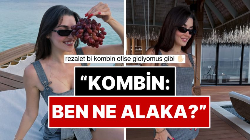 Kendi Dizaynını Giydi: Tatilde Poz Kesen Hande Erçel’in Maldivler İçin Seçtiği Kombin Lisanlara Kötü Düştü!