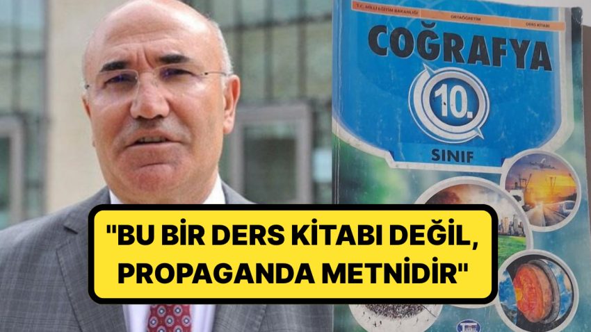 Mahmut Tanal Toplumsal Medya Hesabından Duyurdu: Kanal İstanbul Projesi Coğrafya Ders Kitaplarına Girdi