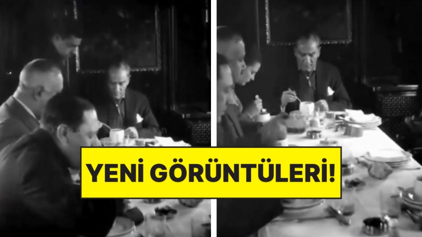 Mustafa Kemal Atatürk’ün Daha Evvel Yayınlanmayan Bir Görüntüsü Gündeme Geldi