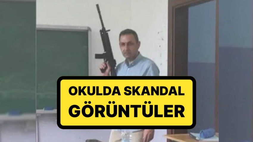 Okula Tüfekle Gelen Müdür Yardımcısı, Toplumsal Medyada Gündem Oldu: İnceleme Başlatıldı