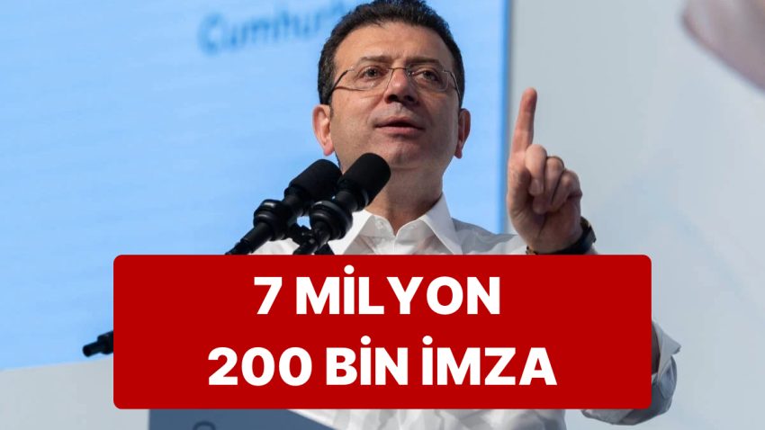Özgür Özel, Ekrem İmamoğlu İçin Toplanan İmzayı Açıkladı