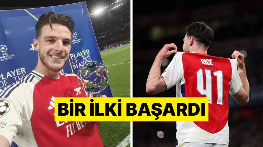 Real Madrid’e İki Frikik Golü Atan Declan Rice Şampiyonlar Ligi Tarihine Geçti!