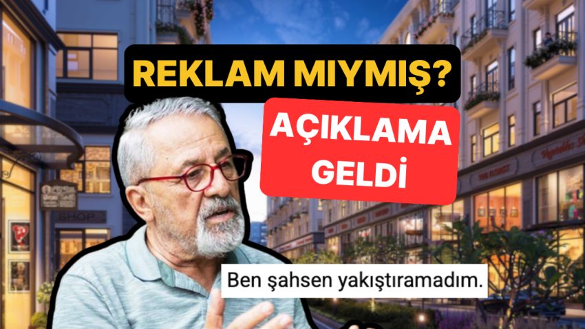 Reklam Yapmakla Eleştirilen Naci Görür’den Gündem Olan Görüntüye Açıklama Geldi