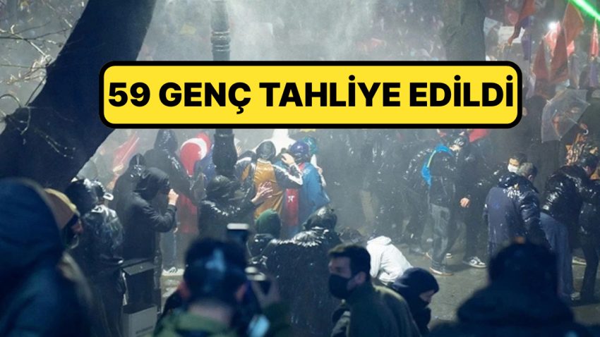 Saraçhane Aksiyonlarında Tutuklanarak Cezaevine Gönderilen 59 Genç Tahliye Edildi