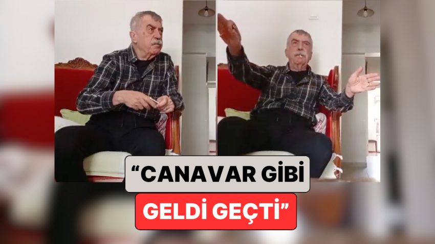 Sarsıntıya Röportajı Sırasında Yakalanan Sarp Kuray’ın Çok Rahat Anları Kameraya Yansıdı
