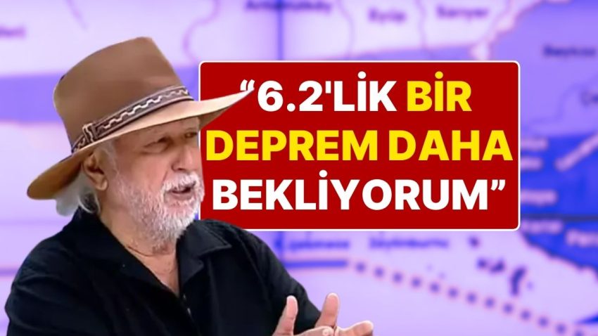 Şener Üşümezsoy’dan İstanbul Zelzelesi Açıklaması: “6.2’lik Bir Sarsıntı Daha Bekliyorum”
