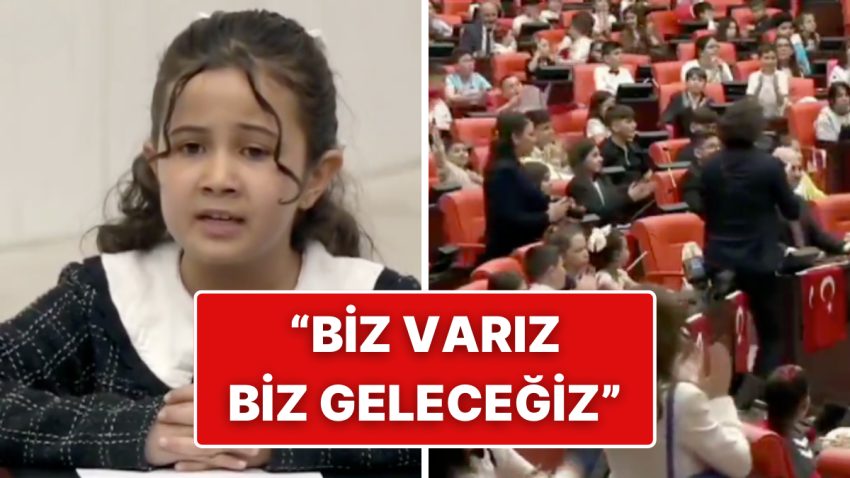 TBMM Çocuk Özel Oturumu’na Damga Vuran Kelamlar: Küçük Çocuk Ayakta Alkışlandı!